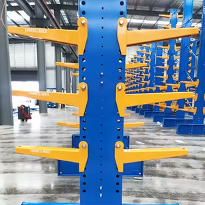 Estanterías Cantilever de Acero Resistente de 5 Niveles con Protección Contra la Corrosión para Artículos de Almacén de Gran Tamaño, Estantería Selectiva para Palés - Product Image 2