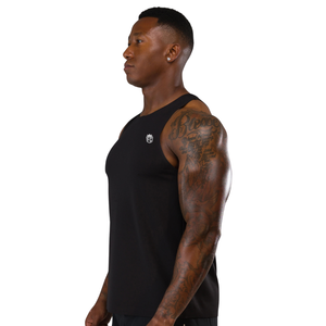 Camiseta sin mangas Aeroflex para hombre, ligera, para gimnasio, entrenamiento, transpirable, chaleco deportivo, ropa deportiva, color negro - Product Image 3