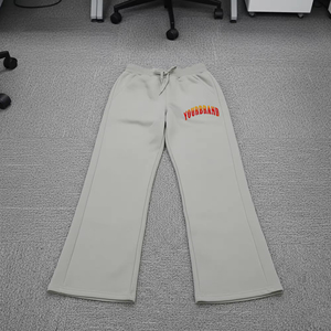 Pantalon de jogging taille haute à cordon de serrage, coupe large, style streetwear, pour homme et femme, collection automne-hiver, best-seller, vêtement de sport, OEM, motif peint - Product Image 3