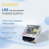 Fuente de Alimentación Ultrafina DESEE Serie LRS de 75W 24V CA-CC con Conmutación BIS y 88% de Eficiencia para Iluminación LED, Gran Venta