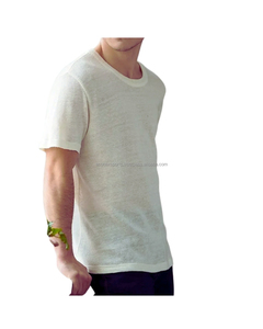 Camiseta formal para hombre con diseño bordado serigrafía patrón sólido estilo hecho de poliéster/material de punto de algodón - Product Image 3