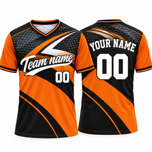 Custom Sublimated Printed <b>Football</b> Jersey V-Neck Short Sleeve American <b>Football</b> <b>Shirt</b> Men Quick Dry Breathable Team Sports - Product Image 4