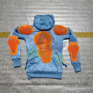 Sudadera con capucha de moto para hombre y mujer con logotipo personalizado, opciones multicolores de talla grande, forro blindado a prueba de viento, Sudadera con capucha de mejor protección - Product Image 4