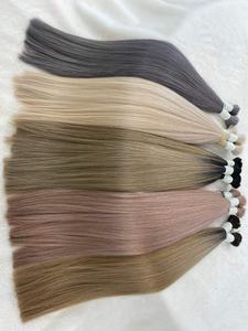 Super Promotion : Extensions de Cheveux Humains Lisses Effet Piano, Qualité Supérieure, Sans Perte, Prêtes à l'Expédition, Couleur Décolorée - Product Image 6