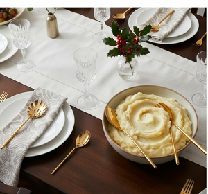 Ensemble de couverts dorés au design moderne, finition miroir haute brillance, résistant à la rouille, en métal, pour service de table de mariage - Product Image 5
