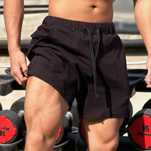 กางเกงวิ่งออกกำลังกายผู้ชายแบบสั้น 5 นิ้ว คุณภาพพรีเมียม ดีไซน์สั่งทำพิเศษ ผ้าแห้งเร็ว ยืดได้ 4 ทิศทาง เหมาะสำหรับวิ่งจ๊อกกิ้ง ฟิตเนส และการฝึกซ้อม - Product Image 6