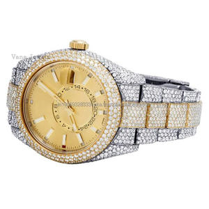 Reloj de Pulsera de Lujo para Hombre de Alta Calidad, 41 mm, Analógico, Acero Inoxidable, Cristal, Resistente al Agua 100 Bar, con Diamante Moissanita Exclusivo - Product Image 6