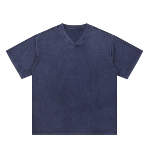 T-shirt à col rond pour homme, manches courtes, 100% coton jersey, coupe ample, anti-rétrécissement, logo personnalisé imprimé à l'écran, décontracté, vintage, 240 grammes - Product Image 1