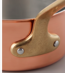 Premium Heavy Copper Sauce Pans Metal Kitchenware Set Elegant Durable Cookware Ideal For Home Hotel And Restaurant Use - Product Image 2