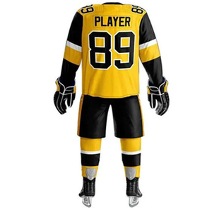 Uniforme de Fútbol Personalizado, Transpirable, de Secado Rápido, Sublimado, Uniforme de Hockey sobre Hielo con el Último Diseño, Kit de Hockey sobre Hielo de la Mejor Calidad - Product Image 5