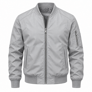 Customized Logo Printing New Design Lightweight Full Sleeves <b>Men</b> Bomber <b>Jacket</b> Breathable High Street Style Bomber <b>Jacket</b> O - Product Image 4