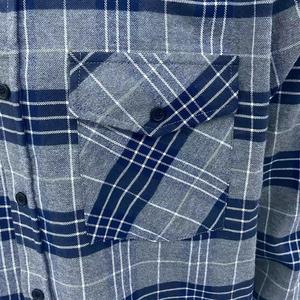 YASH SPORTS Fabricante de Camisas de Franela con Cuello Alto y Botones para Hombre / Proveedor OEM al por Mayor de Camisas de Franela a Cuadros de Algodón - Product Image 5