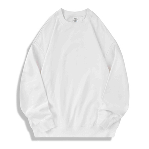 Hot Sale Heavyweight Cotton Sweatshirt Crew Neck Graphic Sweatshirt Print <b>Men's</b> oversized Sweatshirts with custom logo - Product Image 3