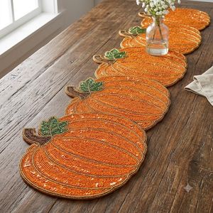 Colorful Beaded <b>Table</b> <b>Runner</b>, Tropical Leaf <b>Table</b> <b>Runner</b>, Katdana Embroidered <b>Runner</b>, Handmade Luxury Dining <b>Table</b> Decor, Boho T - Product Image 1