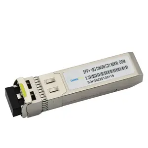 Nhà cung cấp 10KM 20km 40km 80km SFP cho thiết bị chuyển mạch qsfp 40g 25G SFP + CWDM 1450nm Singlemode đa kép sợi quang thu phát