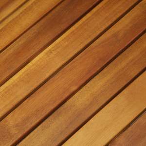 Conjunto de Bistro Plegable de Acacia Sólida en Tono Madera Cálida para Jardín - Product Image 4