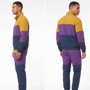 Lightweight Highlighted <b>Line</b> Streetwear Track Suit 2 Piece Jacket and <b>Pant</b> Crinkle Nylon Reflective Windbreaker Tracksuit Unisex - Product Image 5