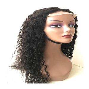 100% Raw Unprocessed Virgin 5x5 Natural <b>Curly</b> Closure <b>Wig</b> Human <b>Hair</b> Extensions at Least Price from Top Listed Indian Supplier - Product Image 1