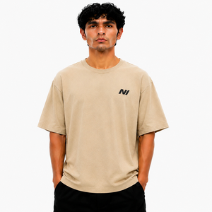 Camiseta Personalizada Extra Grande para Hombre, 100% Algodón, con Logotipo Estampado en la Parte Delantera, Cuello Redondo, Manga Corta, Transpirable, 180g, Corte Jersey, NOFYAN - Product Image 6