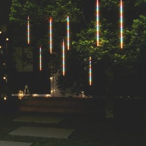 8 Stuks Meteoorlichten 2 Ft Kleurrijke 288 Leds Voor Binnen-En Buitenfeestverlichting - Product Image 1
