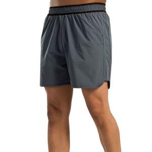Shorts de sport gris respirants pour hommes – Tenue de course athlétique et d'entraînement – Vêtements de fitness tendance 2026 - Product Image 3