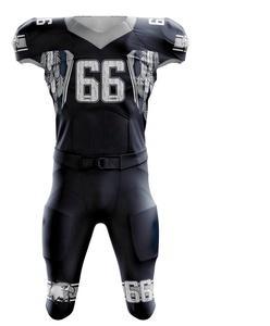 En gros Personnalisé Équipe Professionnelle Uniformes De Football Américain Combat Réel Maillot De Sublimation Techniques Imprimées - Product Image 3