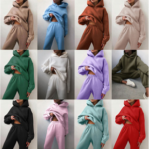 Ensemble deux pièces décontracté automne-hiver : sweat-shirt à manches longues épaissi et pantalon – Meilleure vente - Product Image 6