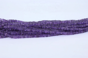 Cuentas de amatista heishi de alta calidad de 6-6.5 mm, tira de 16 pulgadas para la fabricación de joyería - Product Image 3