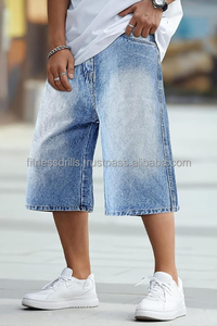 Pantalones Cortos de Mezclilla Personalizados de Alta Calidad para Hombre, Diseño Personalizado, Hechos a Medida - Product Image 3