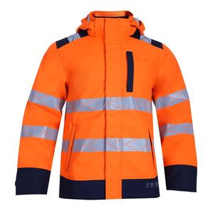 Custom Logo Outdoor Security High Visibility <b>Safety</b> Reflective Breathable Cotton Windproof Unisex Workwear Jackets - Product Image 4