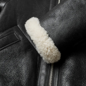 Veste en cuir à carreaux pour homme, style streetwear, nouvelle mode, haute qualité, prix de gros, manteau d'hiver coupe-vent et chaud - Product Image 2