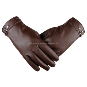 Gants de conduite en cuir pleine fleur unisexes Player Styles pour hommes, antidérapants, avec protection rigide des jointures, couleur/logo personnalisables - Product Image 5
