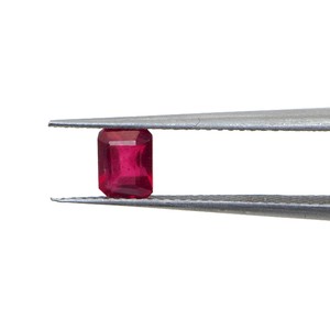 Rubis naturels de Bangkok, octogones calibrés 6x7mm, pierres précieuses de rubis naturelles facettées pour la fabrication de bijoux, prêtes à l'emploi - Product Image 2