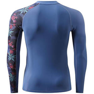 <b>Men</b> Breathable Lightweight Rash Guard Fitness Wear Full Sleeve Quick Dry Sport <b>Top</b> for Surfing <b>Swimming</b> Workout and Gym Training - Product Image 3