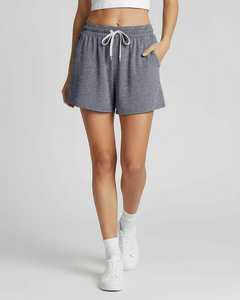 Pantalones cortos para mujer, ropa informal de verano, ligeros, transpirables, mezcla de algodón, cintura elástica, suaves, elásticos, cómodos, para uso diario - Product Image 5