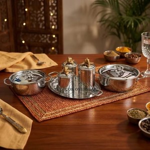 หม้อตุ๋นสเตนเลสสตีลคุณภาพพรีเมียมขายดี ผิวเงาขัดมัน ลายตอกแบบหรูหรา ยี่ห้อรัฟโฟนี สำหรับครัว - Product Image 5