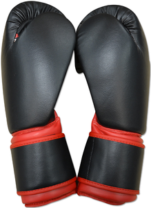 Guantes de Boxeo Ecológicos de Alta Calidad en Cuero PU con Logotipo Personalizado 6oz 10oz 12oz para Boxeo Tailandés y Equipo de MMA - Product Image 3