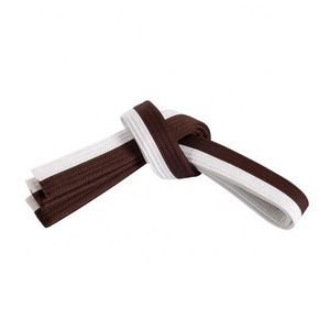 Wholesale Custom Double Color Karate Taekwondo Training <b>Belt</b> with Durable Double Wrap Design for sale OEM - Product Image 2
