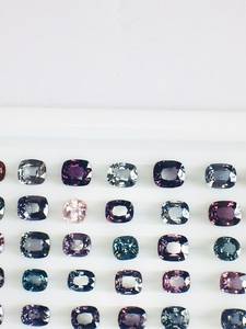 Pierres de spinelle naturelle multi-couleurs de qualité supérieure, origine Birmanie, certifiées IGI, 58,70 carats, 7-10 mm, taille parfaite pour la fabrication de bijoux, prix abordable - Product Image 1
