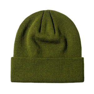 Bonnet en acrylique tricoté personnalisé pas cher, 100 % acrylique, pour l'automne et l'hiver, chaud, uni, couleur unie, pour le sport 2026 - Product Image 5
