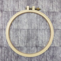 Cadre de broderie en plastique durable pour l'art populaire, pour le point de croix, disponible en 4 tailles (12,5 16 20 24 cm)