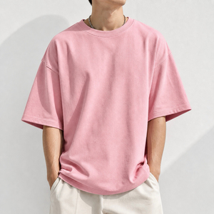 Service OEM, Fabricant Personnalisé, Design Mode Urbaine, T-shirts Homme Oversize à Épaules Tombantes 100% Coton Vierge de Haute Qualité - Product Image 2