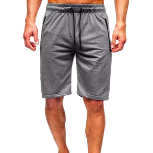 Shorts de sport décontractés pour hommes grandes tailles, séchage rapide, respirants, taille haute, avec cordon de serrage et poche zippée, pour la course et le jogging - Product Image 4