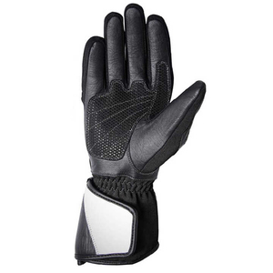 Gants de moto en cuir personnalisables pour hommes et femmes, imperméables, compatibles écran tactile, doigts entièrement couverts - Product Image 4