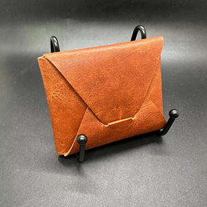 กระเป๋าสตางค์หนังรักษ์โลกแบบไร้ตะเข็บ หนังฟอกธรรมชาติ กระเป๋าสตางค์ขนาดเล็ก สำหรับการค้าที่ยั่งยืน SLW-0031 - Product Image 1