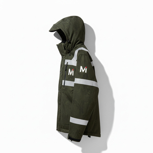 เสื้อแจ็คเก็ตซอฟต์เชลล์สำหรับล่าสัตว์ ดีไซน์แบบยุทธวิธี ลายพราง พร้อมฮู้ด กันลม ระบายอากาศได้ดี เหมาะสำหรับกิจกรรมกลางแจ้ง - Product Image 4