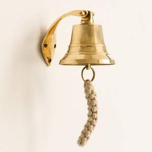 Sonnette de porte en laiton de qualité supérieure avec un design traditionnel, sonnette murale pour porte d'entrée et décoration de jardin - Product Image 2