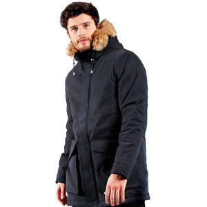 Latest Style <b>Men's</b> Long <b>Hooded</b> Puffer Jacket With <b>Fur</b> Trim Windproof Zip Up Thick Winter Parka <b>Coat</b> - Product Image 1