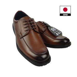 Chaussures habillées marron pour hommes ARUKOKA, à bout rond, à lacets, style Derby, pour le bureau, en PU respirant et léger - Product Image 2