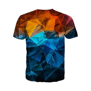 T-shirt pour homme, dernier design, logo personnalisé imprimé par sublimation, 100% coton, léger, coupe ample, sublimation. - Product Image 3